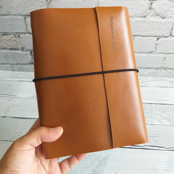 

LEATHER COVER NOTEBOOK BULLET JOURNAL (3 BUKU) ukuran A5 A6 KULIT ASLI TERLARIS/TERMURAH/TERPOPULER
