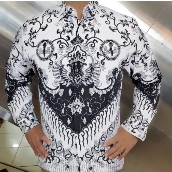 SERAGAM PGRI PRIA DAN WANITA TERBARU BATIK GURU SILKY FULL FURING
