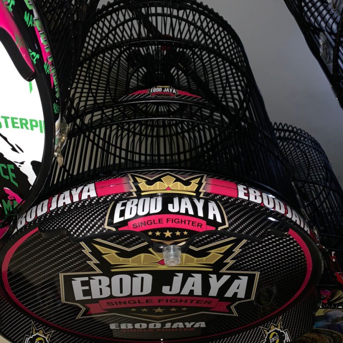 Sangkar Kandang Burung Murai No 1 & No 2 Ebod Jaya Decal Ebod Joss Ori DiskonJual MurahHarga