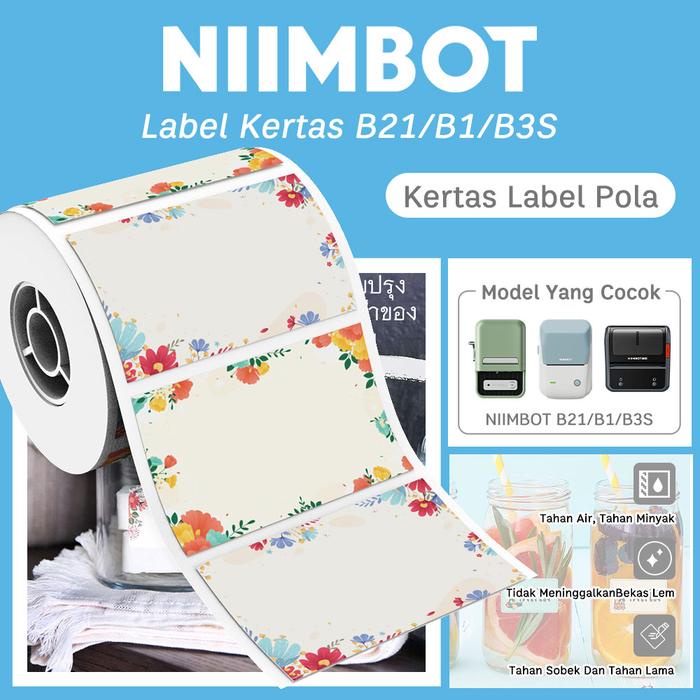 

Kertas Label Berkualitas Tinggi untuk Mesin Label NIIMBOT B1/B21/B3S - Label duk, Barcode, Label ,