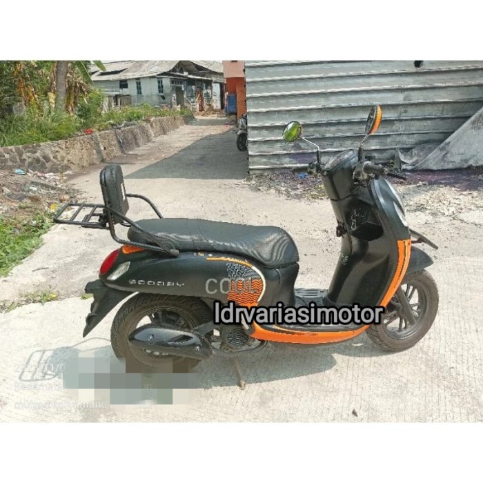 sandaran motor jok belakang scoopy