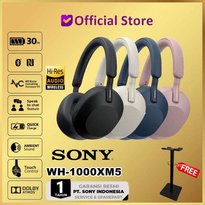 Sony WH-1000XM5 Wireless Headphone WH1000XM5 WH 1000 XM5 WH1000 XM5 sony wh1000xm5 smoky Bluetooth