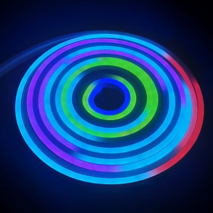 Lampu Selang RGB Led Strip Neon Flex Running App Control + Remote (5 meter) 480Led