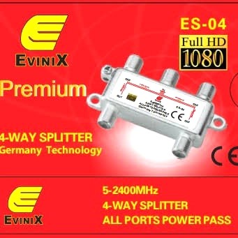 Spliter Antena Tv Sambungan Tv Konoktor Sambungan Kabel Antena