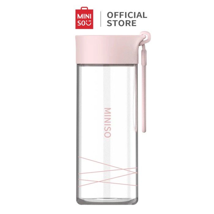 JTTOP" MINISO BOTOL MINUM KACA 300ML BOTOL AIR MINUM KECIL BOTOL OLAHRAGA