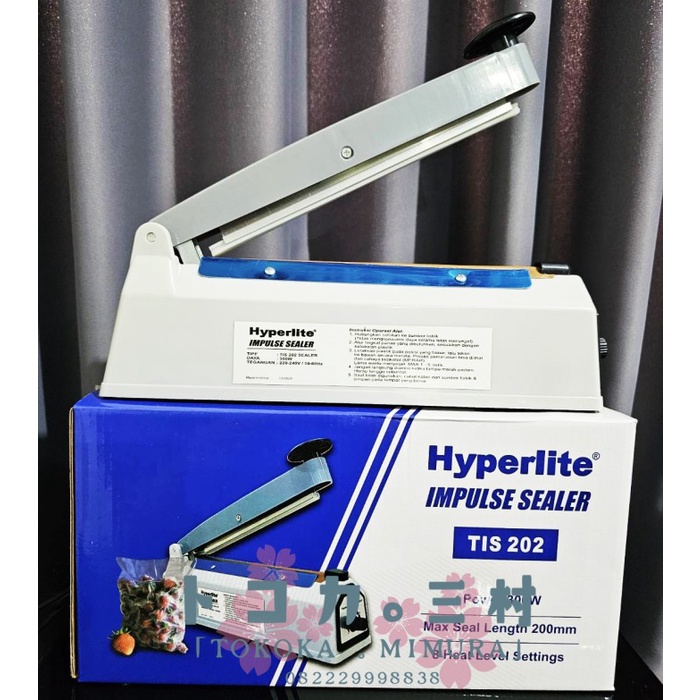 Arashi Mesin Press Plastik - Alat Sealer Pres Plastik - Impulse Sealer