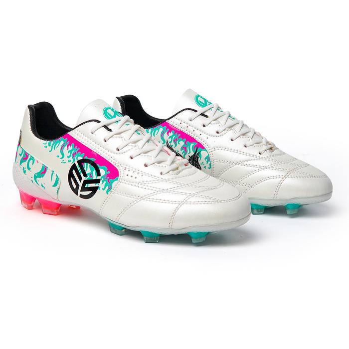READY STOK LAMGLES - EAGLE FIRE WHITE SEPATU SEPAK BOLA DEWASA PRIA ORIGINAL ASLI SEPAK BOLA &