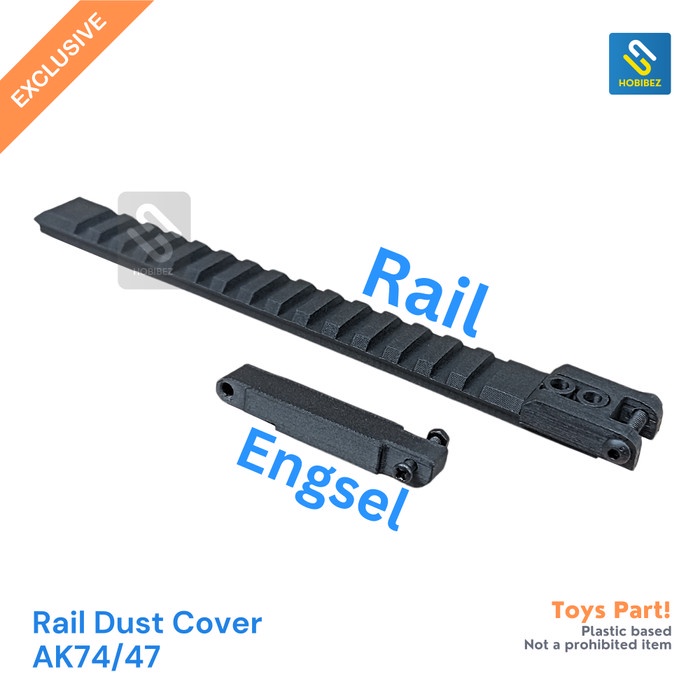 Sale Terbatas Picatinny Rail Dust Cover Dcobra Ak74 Ak47 Mainan 3Dp Aman