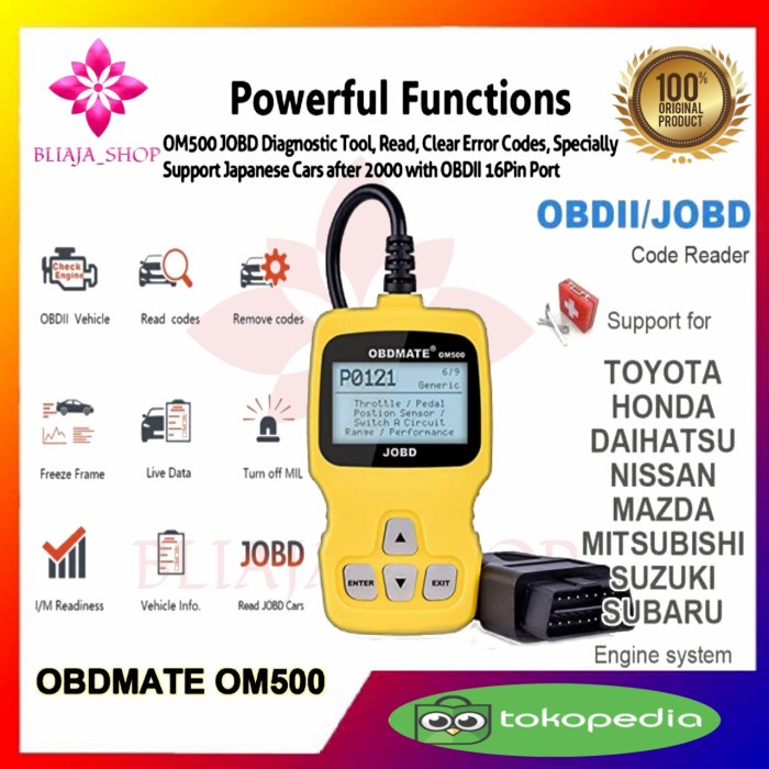 OM500 Scanner Mobil Obdmate OM500