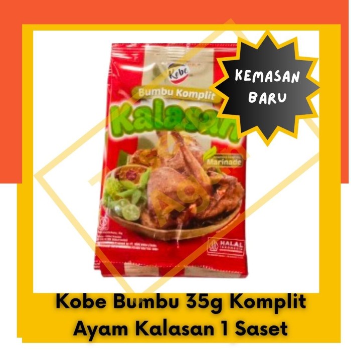 

EKSLUSIF Kobe Bumbu 35 gr Komplit Ayam Kalasan 35gr