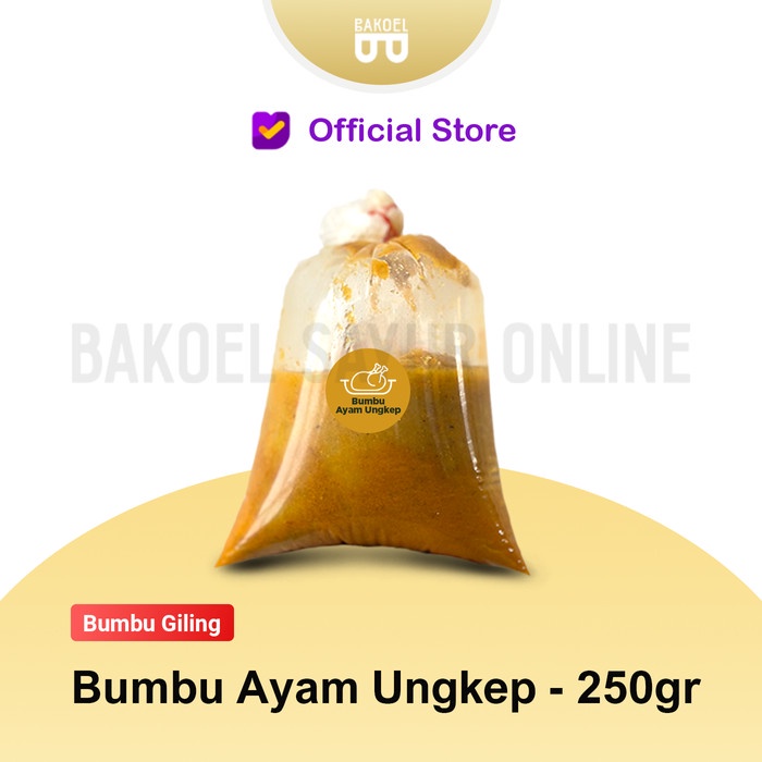 

PROMO SPECIAL Bumbu Giling Ayam Ungkep - 250gr