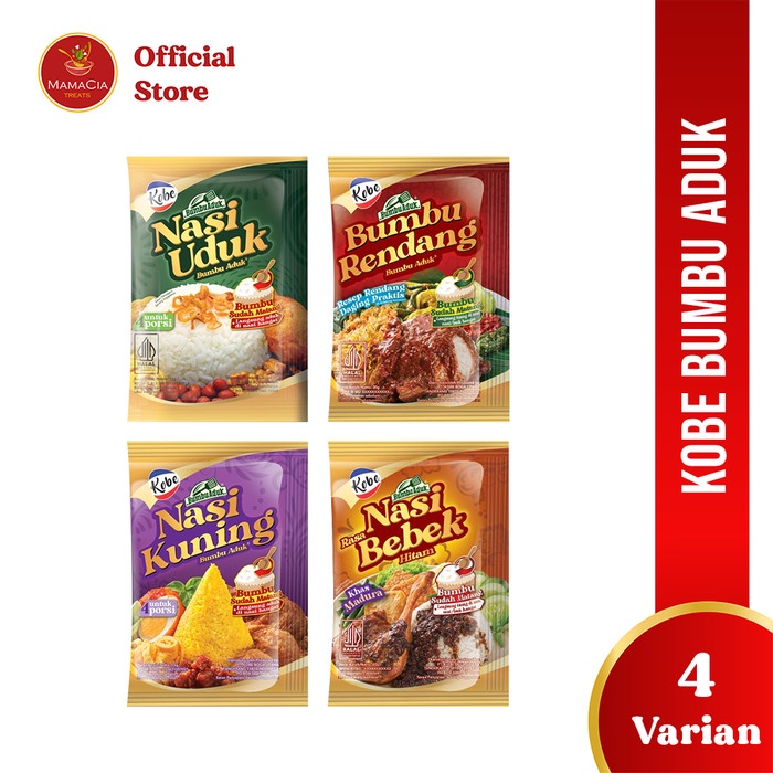 

BOOM SALE Kobe Bumbu Aduk Instan Nasi Uduk Kuning Bebek Rendang