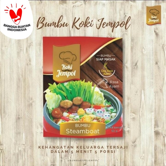 

TERLENGKAP Bumbu Masak Instant Steamboat Koki Jempol 60gr