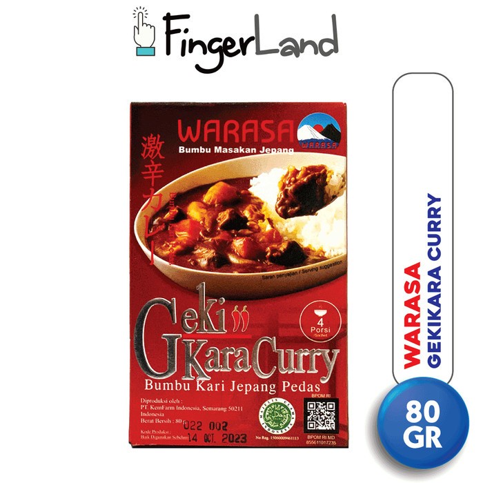 

BOOM SALE Warasa Gekikara Curry Bumbu Kari Jepang Pedas 80 Gr