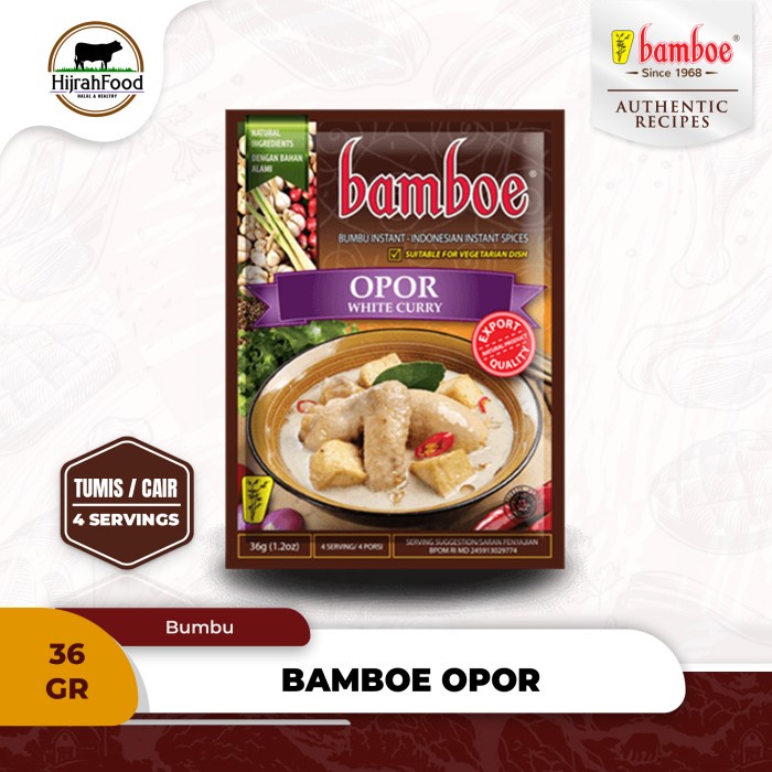 

FREE ONGKIR Bamboe Bumbu Opor Indonesian White Curry Spice Mix (36 g)