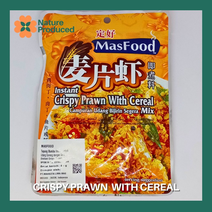 

BERKUALITAS MasFood Instant Crispy Prawn With Cereal Mix Tepung Bumbu Udang Goreng