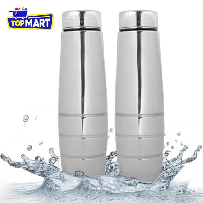 TOPMART - Botol Minum Stainless Steel Kapasitas 1 Liter / Botol Minum Olahraga