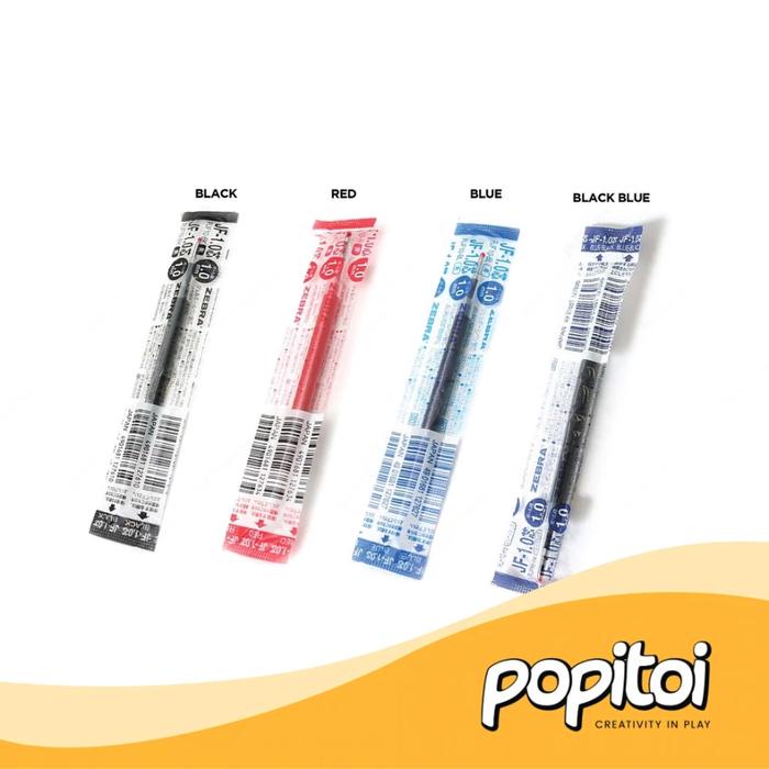 

JTTOP" ZEBRA RJF5 RJF7 RJF10 GEL PEN REFILL FOR SARASA CLIP 0.5 0.7 1.0 MM ISI ULANG PULPEN BOLPEN