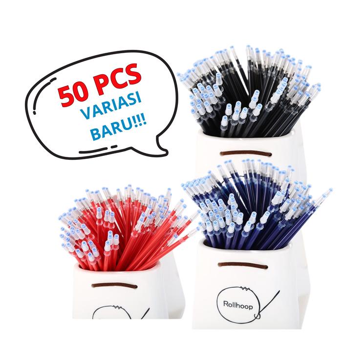 

JTTOP" MMM - COD BUNDLING PENA GEL 0.55MM REFILL PULPEN PENA KARAKTER STANDART TST TRANSPARANT 12PCS