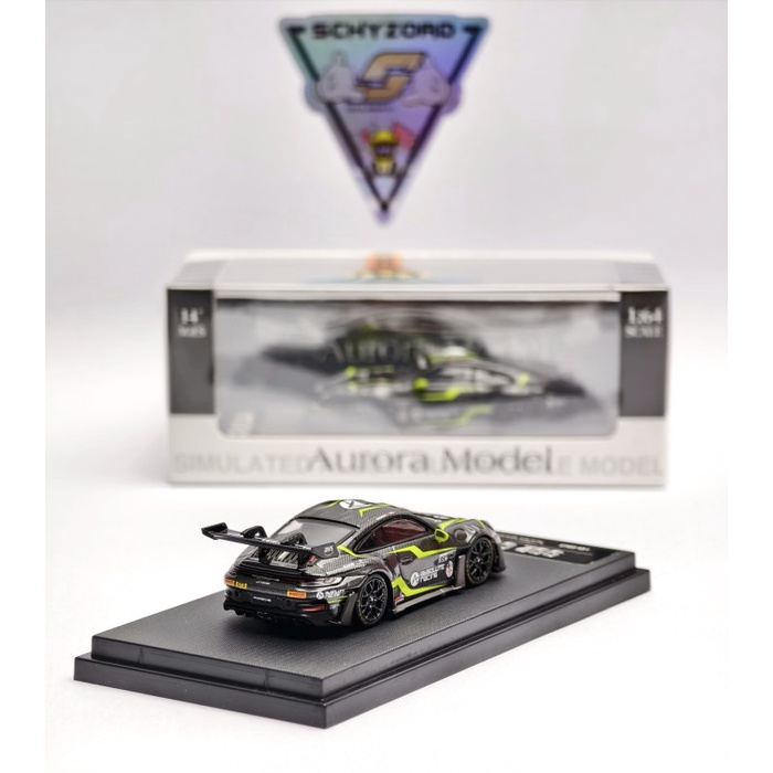 SALE  TIME MICRO X AURORA MODEL PORSCHE 911 GT3 RS 992 FULL CARBON FANATEC GT WORLD CHALLENGE