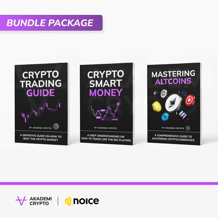 

SALE !!! BUKU AKADEMI CRYPTO I [BUNDLING X NOICE] CRYPTO TRADING GUIDE + CRYPTO SMART MONEY +