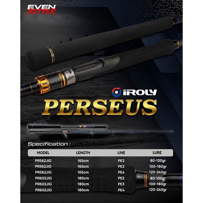 Joran Iroly Perseus 562/602 jigging Rod