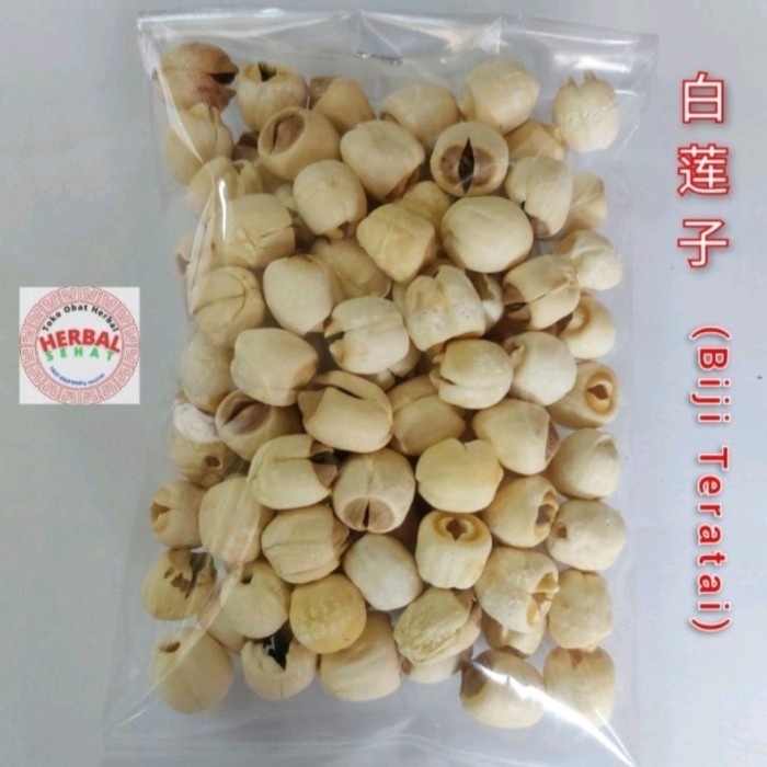 

terbaru !!! 1 kg 1000gram bai lian zi biji teratai lotus seed ready