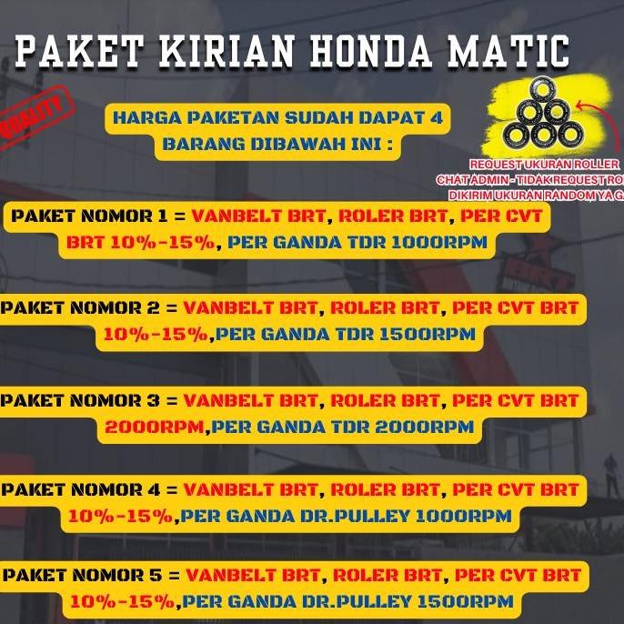 PAKET UPGRADE KIRIAN CVT BRT VARIO 110 125 150 BEAT FI SCOOPY 2021 BEAT KARBU BEAT DELUXE Motorcycle