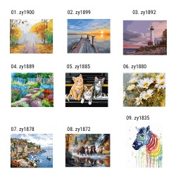 

Disc Diy Kit Paint By Number Ukuran 30X40Cm