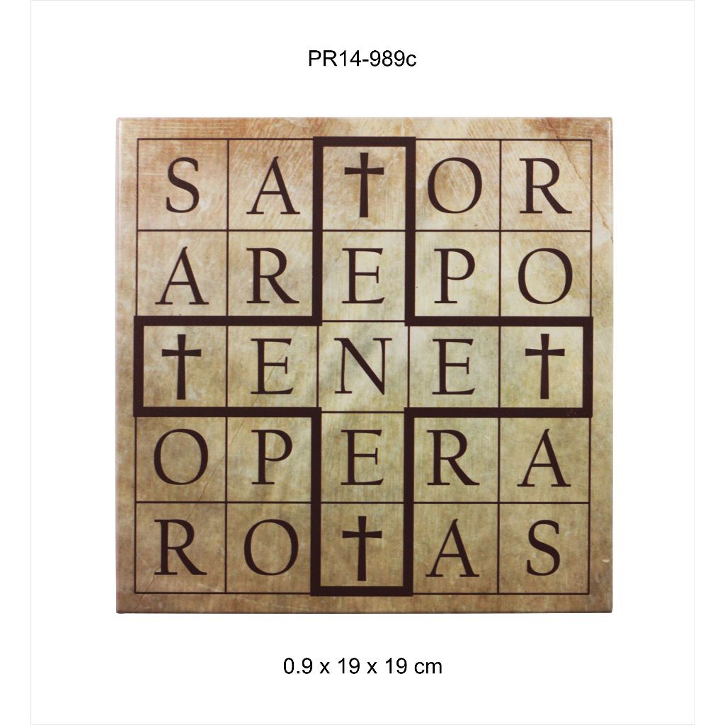 Termurah Hiasan Dinding Kayu Mdf Doa Sator / Sator Arepo Tenet Opera Rotas