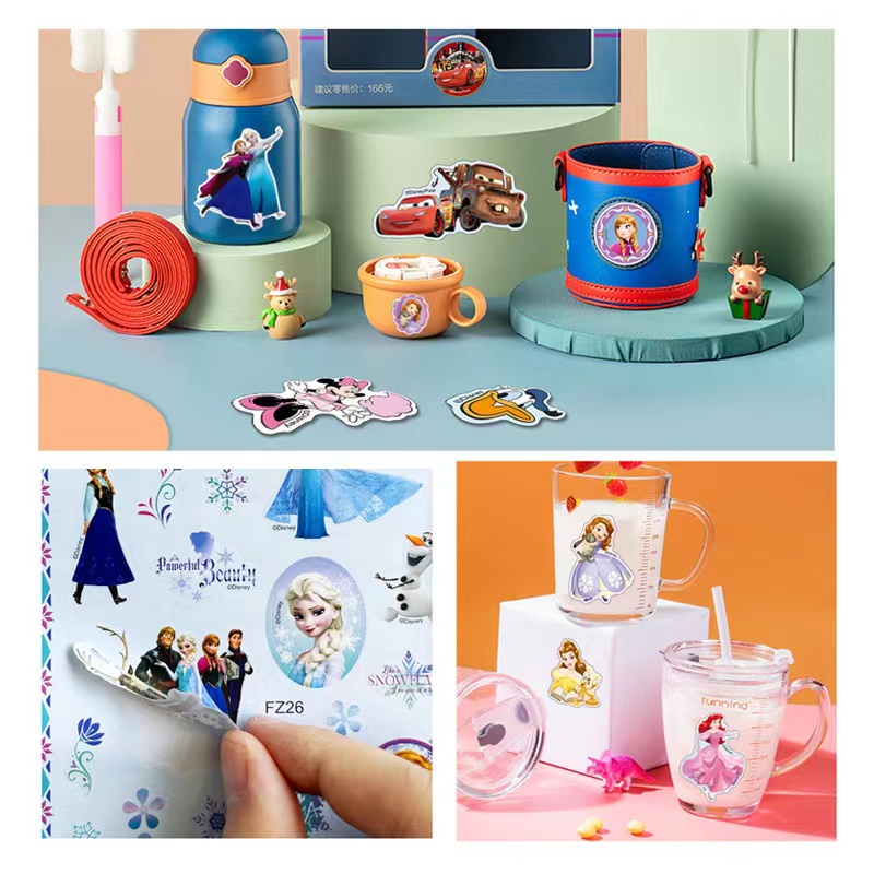 Limited Stiker Buku Anak-Anak Sticker Kids Toys Princess Sofia Elsa Frozen Mickey Mouse Stiker Kecil