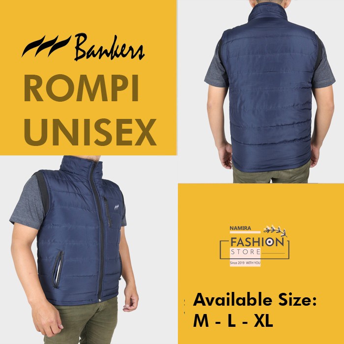 Rompi Motor / Rompi Pria Rompi Wanita / Rompi Unisex / Jaket Rompi Ori