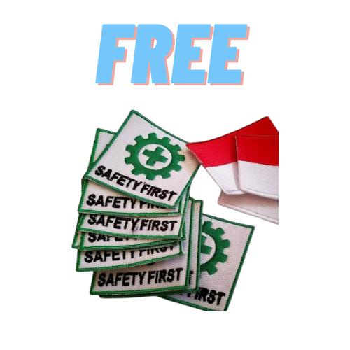 CREDIFOX Rompi lapangan - rompi outdoor pria - rompi proyek safety - rompi safety first - rompi