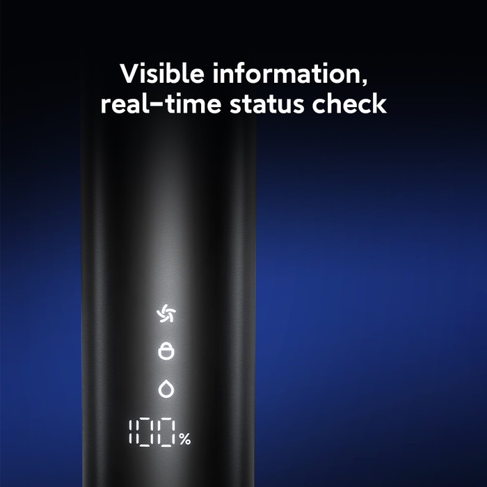 terbaru  xiaomi electric shaver s301 flexible blade visible information real-time status check