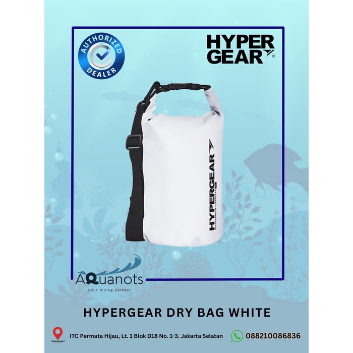 Hypergear Dry Bag 30L Tas Anti Air For Snorkeling Jetski Diving Selam