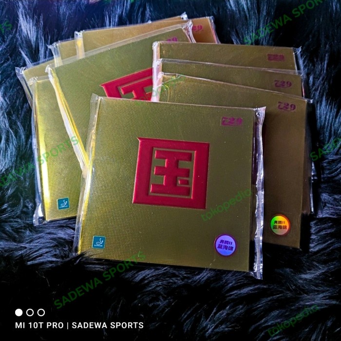 729 battle national version blue sponge - karet pingpong tenis meja