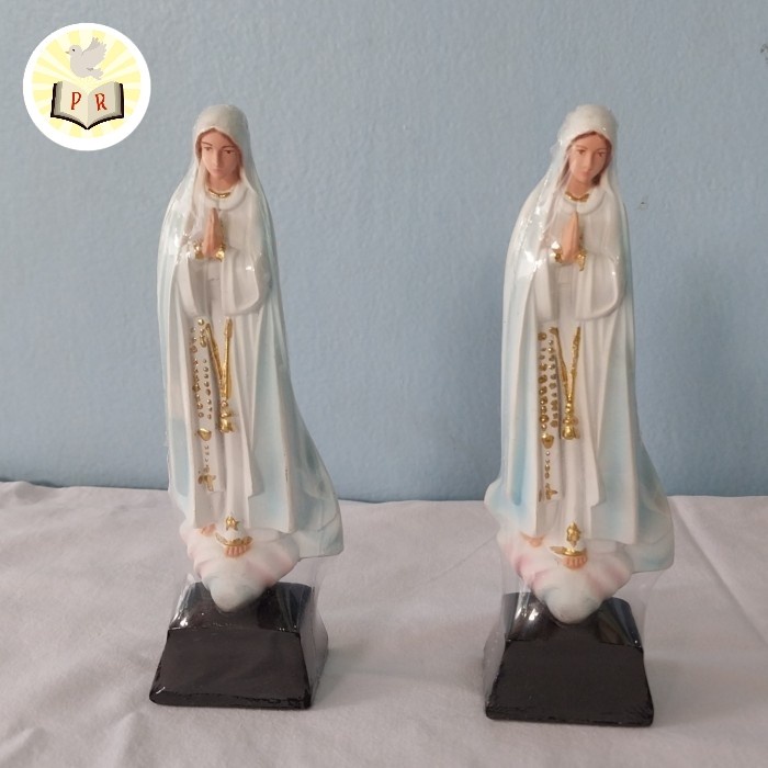 

Ready Patung Bunda Maria Fatima Tinggi 15 Cm - Warna - Bahan Fiber