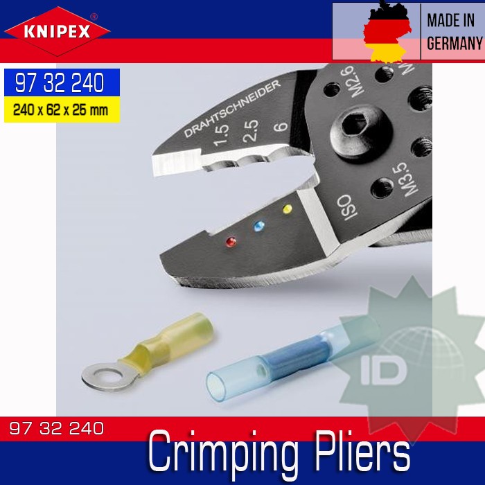 Limited Tang Crimping 97 32 240 Knipex Crimping Pliers