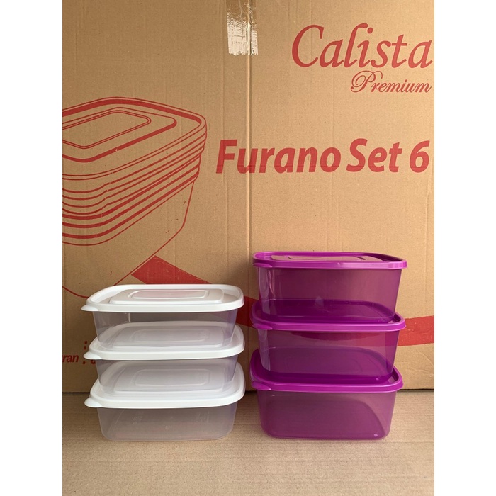 ready stok [ukuran besar] calista melati set isi 10 pcs toples calista ukuran besar wadah