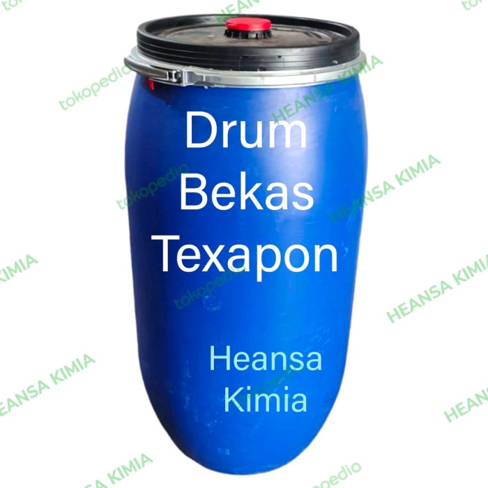 ready stok drum plastik bekas kapasitas 150 liter original
