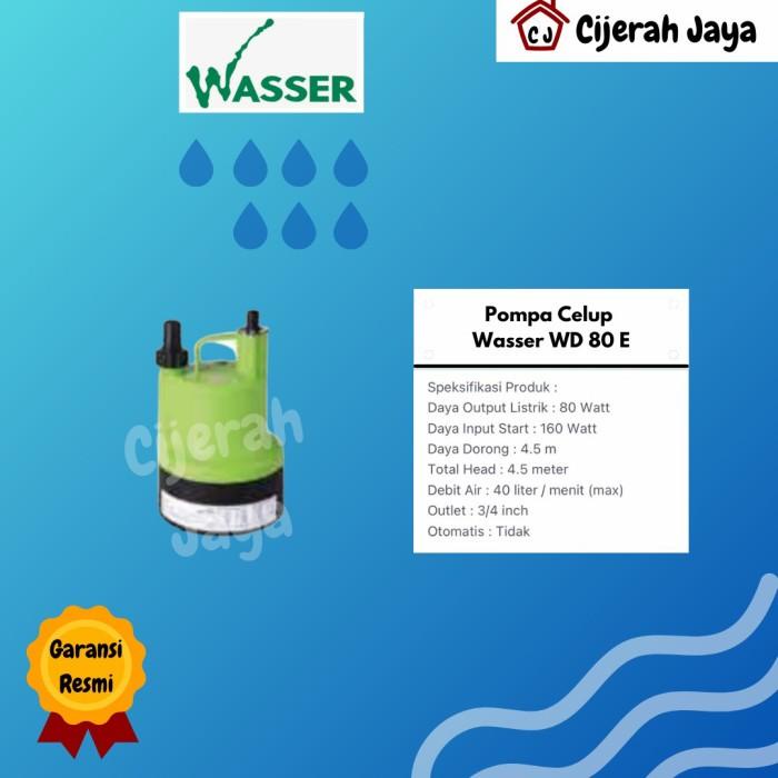 WASSER Pompa Celup WD 101 E Pompa Celup 100Watt / WASSER WD80E 80 WATT