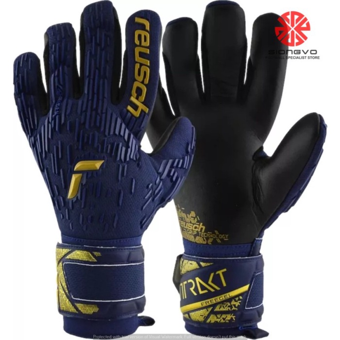 SARUNG TANGAN KIPER - REUSCH ATTRAKT FREEGEL SILVER GK GLOVE 54702354411