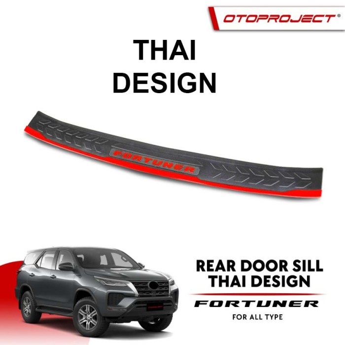 Sill Plate Bagasi NEW FORTUNER Otoproject Rear Door SillPlate Sensor