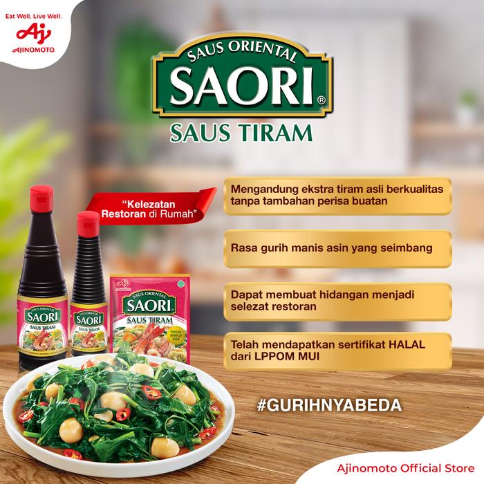 

SAORI Saus Tiram Oriental Oyster Sachet 23ml (20 pcs)