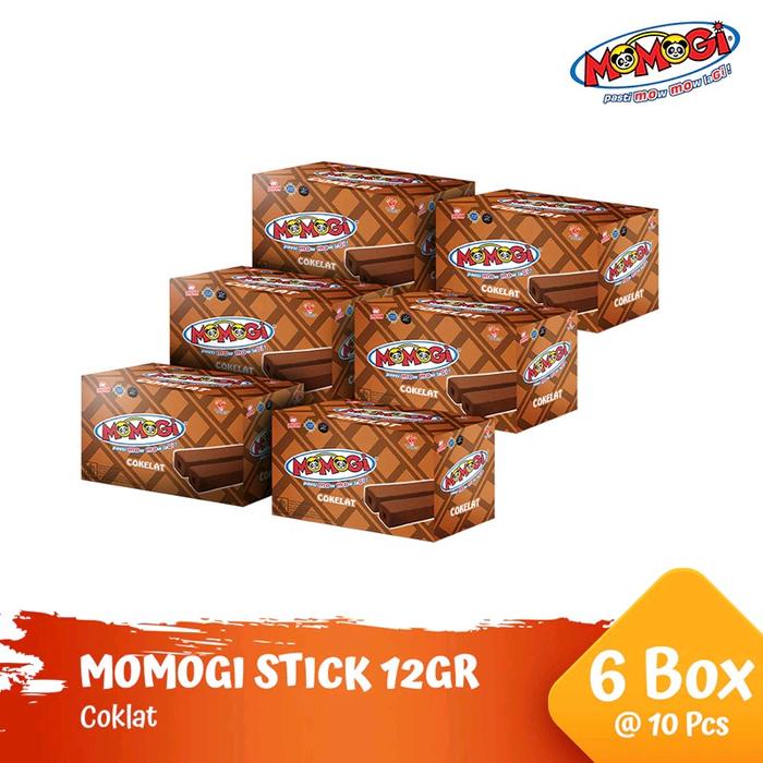 

1 Dus Momogi Stick 12 Gram isi 12 box - 1 Box isi 10 pcs Camilan Cookies Food Snacks Biskuit
