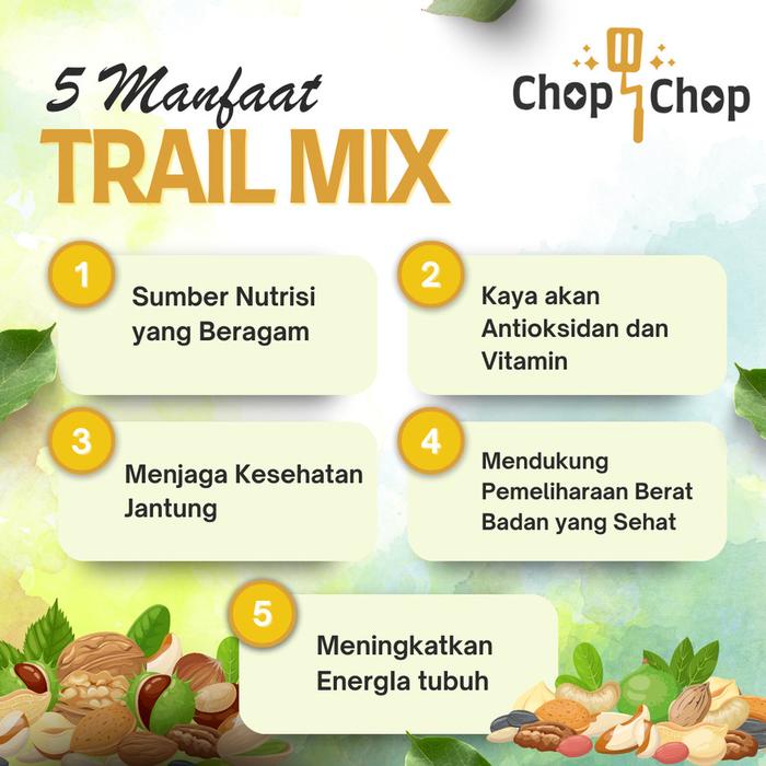 

Perfect Blend Trail Mix Chopchop Cemilan Sehat Tinggi Nutrisi Granola Food
