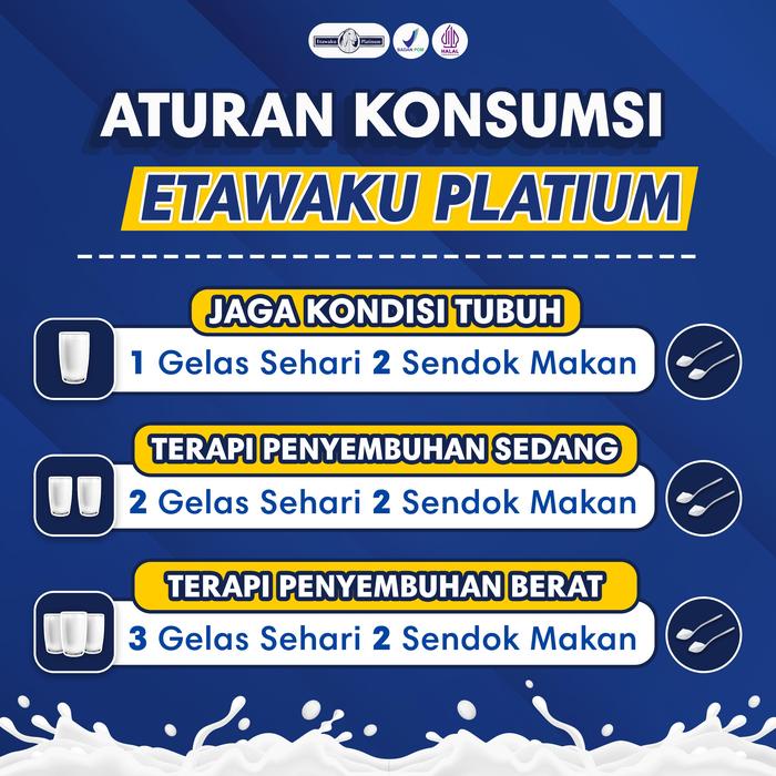 

3 box Susu Kambing Etawa Ku Platinum 200gr/Box 100% Asli [BPOM] - Minuman Serbuk - Bubuk