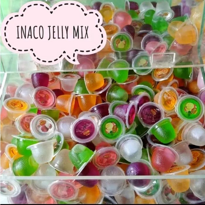 

INACO Jelly 1 kg Fresh Varian Rasa Buah Mix - Makanan Sehat - Jeli, Food Cemilan Menyegarkan Puding