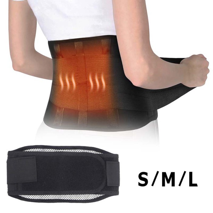 Pemanas Pinggang Saraf Kejepit Alat Penyangga Pinggang Pinggang Terapi Sabuk Pemanas Pinggang