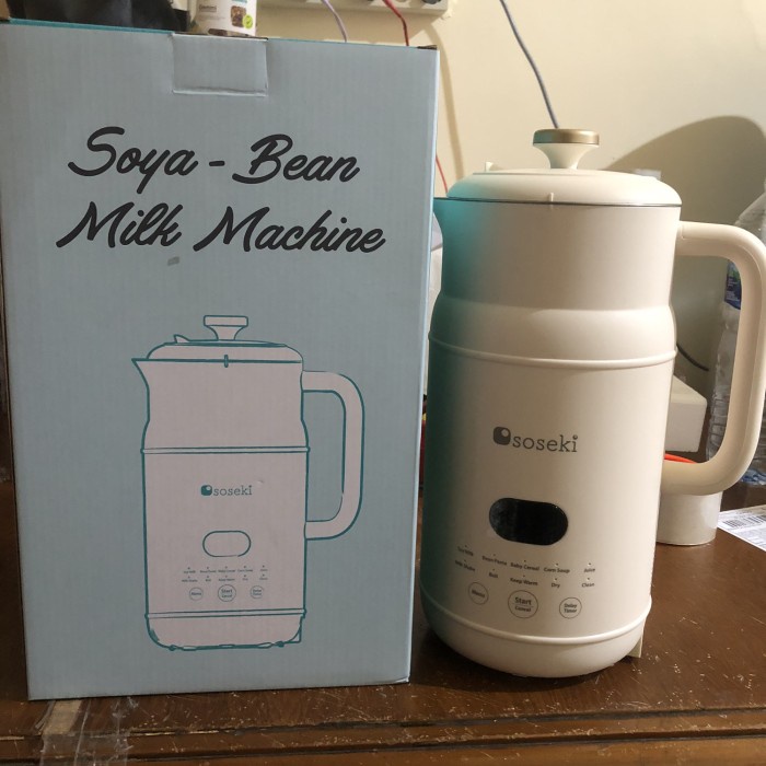 Soseki Soymilk Maker / Blender, Mesin Susu Kacang, Multifungsi 1000Ml